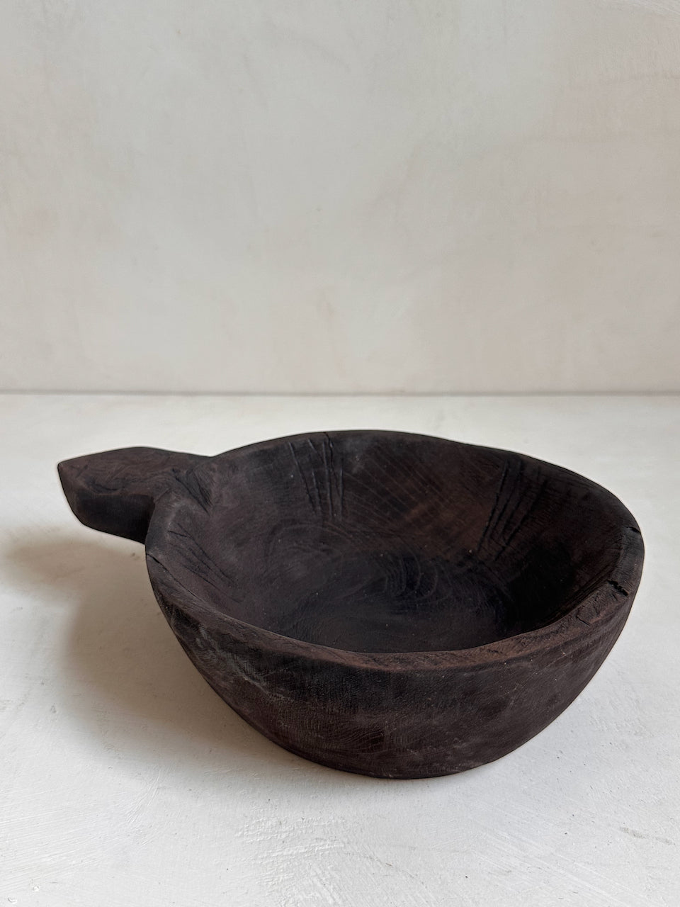 The Corner - Wooden bowl with handle N° 8 - Decoration