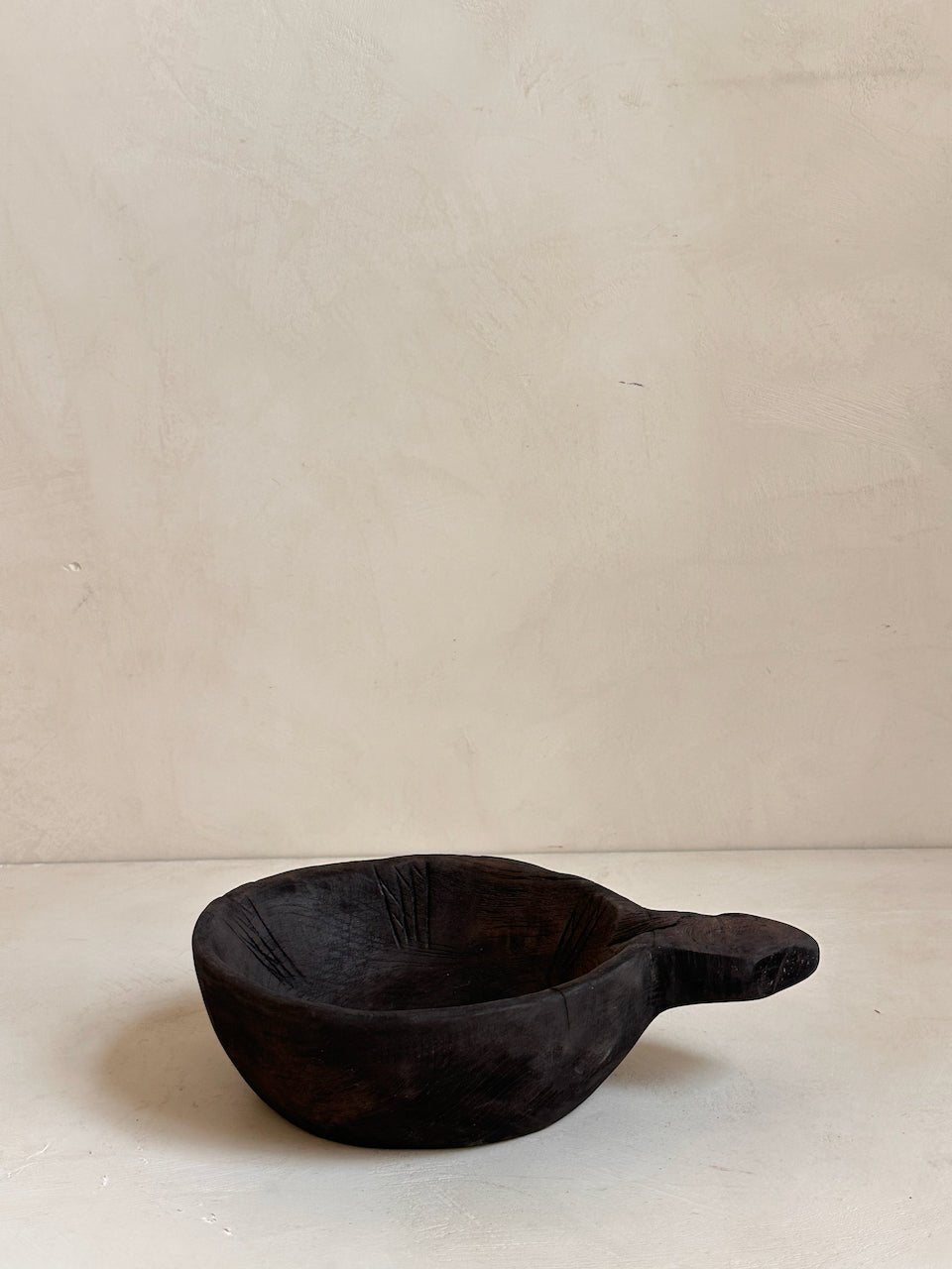 The Corner - Wooden bowl with handle N° 8 - Decoration