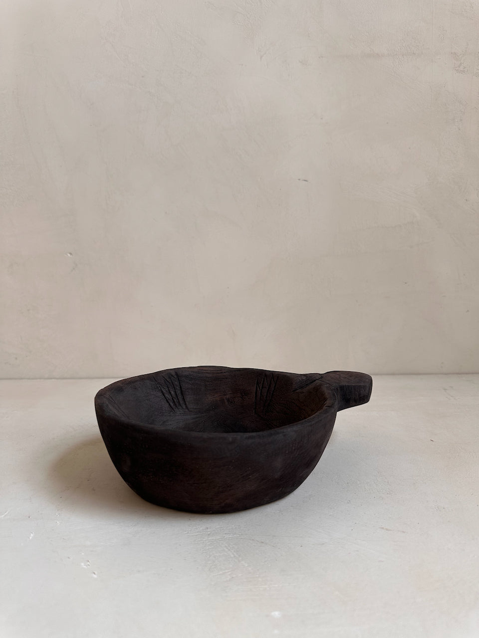 The Corner - Wooden bowl with handle N° 8 - Decoration