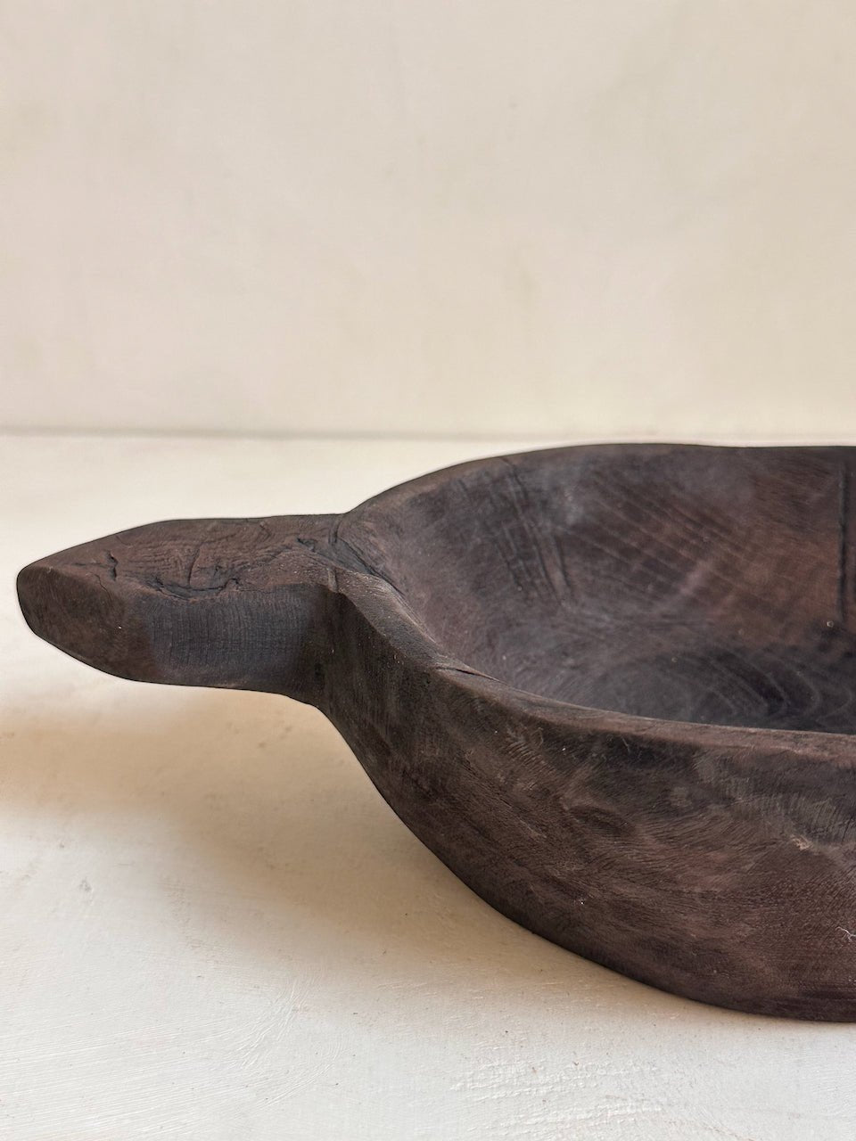 The Corner - Wooden bowl with handle N° 8 - Decoration
