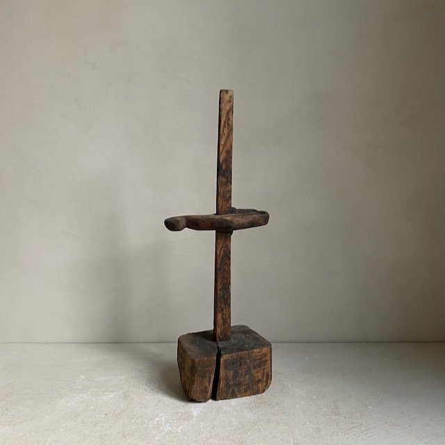 The Corner - Wooden candle stick No 4 - Decoration