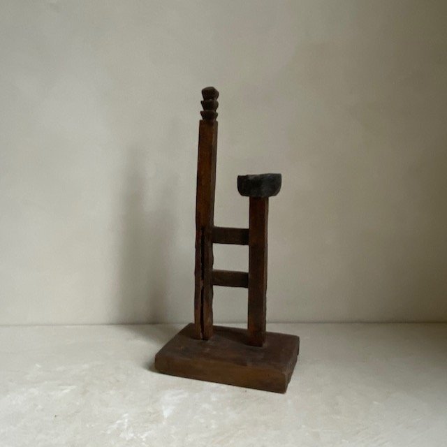 The Corner - Wooden candle stick No 6 - Decoration