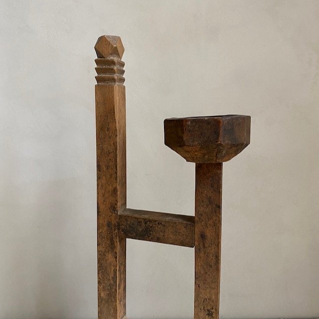 The Corner - Wooden candle stick No 7 - Decoration