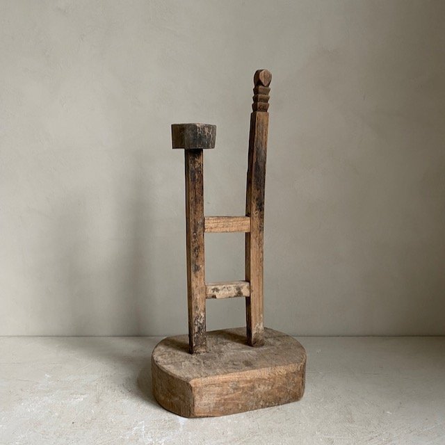The Corner - Wooden candle stick No 9 - Decoration