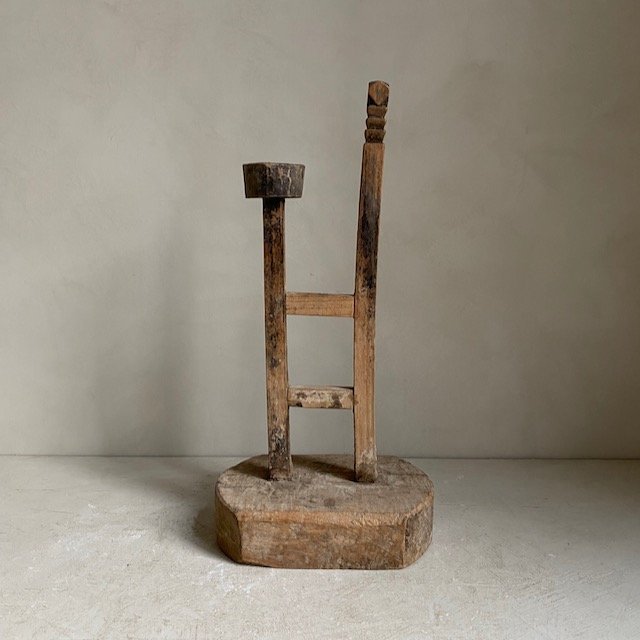 The Corner - Wooden candle stick No 9 - Decoration