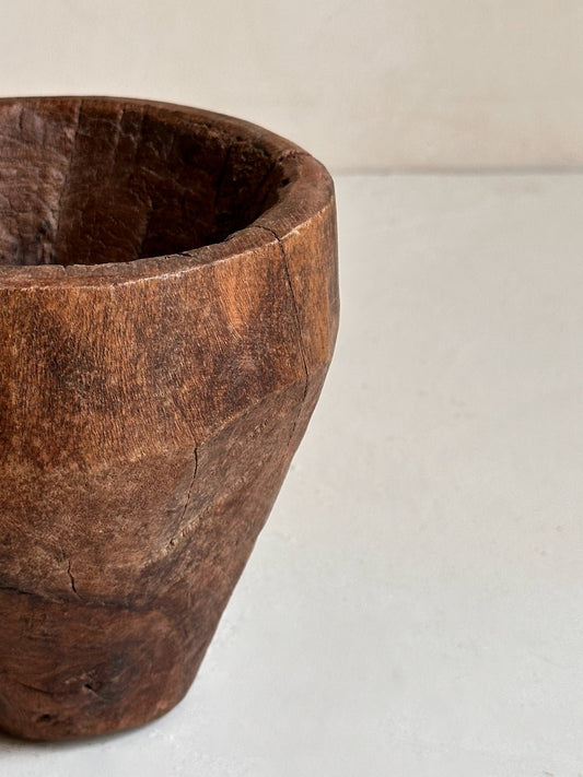 The Corner - Wooden mortar N° 16 A - Decoration