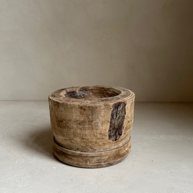 The Corner - Wooden Mortar N° 1 - Decoration