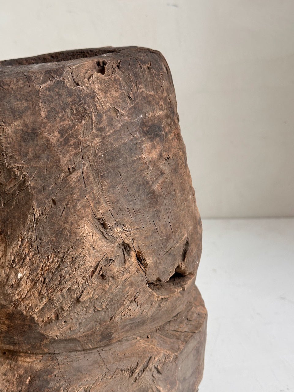 The Corner - Wooden mortar N° 10 - Decoration