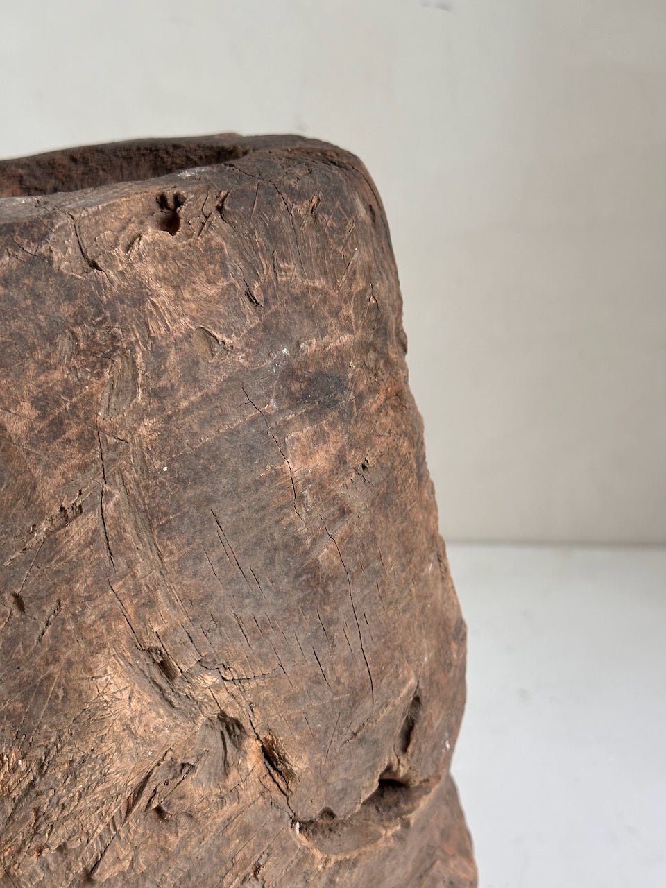 The Corner - Wooden mortar N° 10 - Decoration