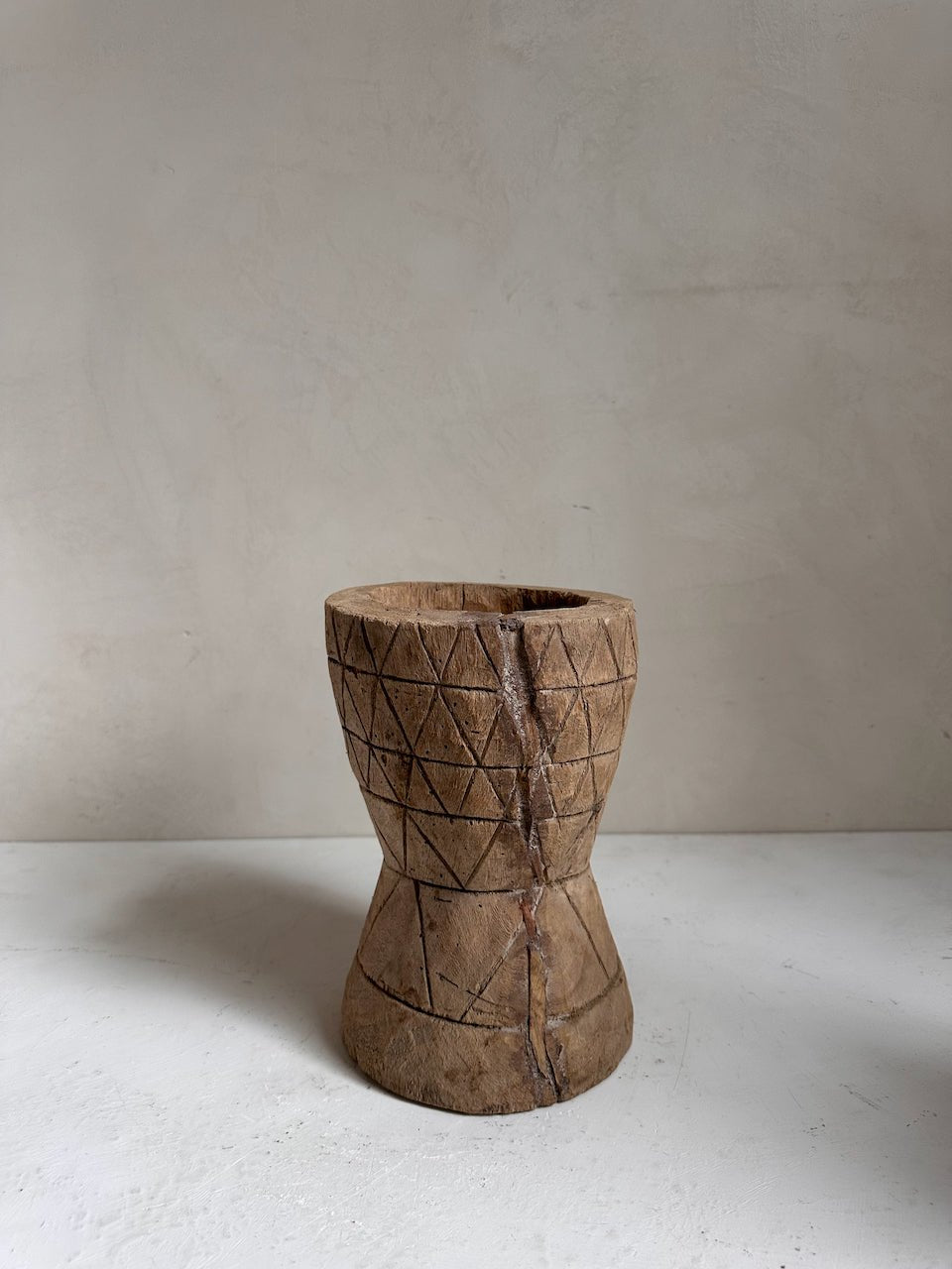 The Corner - Wooden mortar N° 11 - Decoration