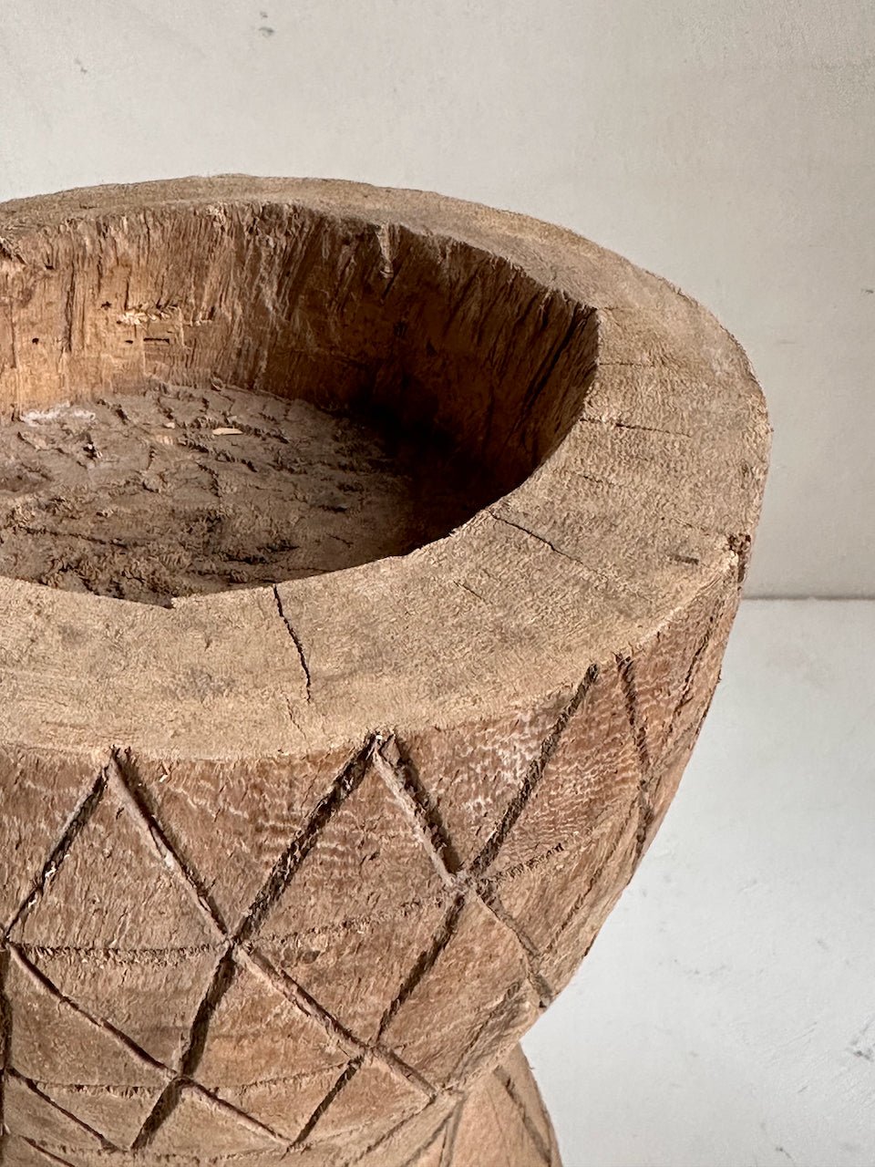 The Corner - Wooden mortar N° 11 - Decoration