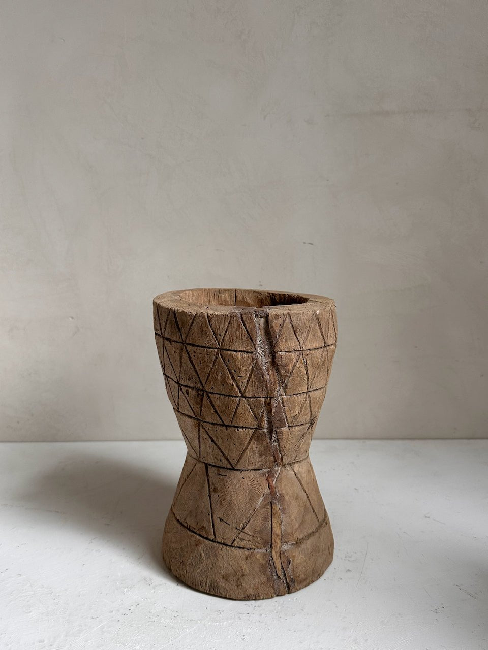 The Corner - Wooden mortar N° 11 - Decoration