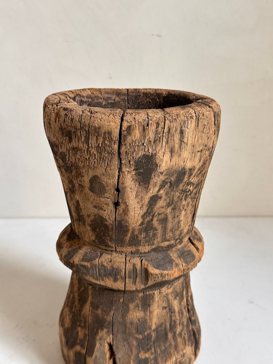 The Corner - Wooden mortar N° 12 - Decoration