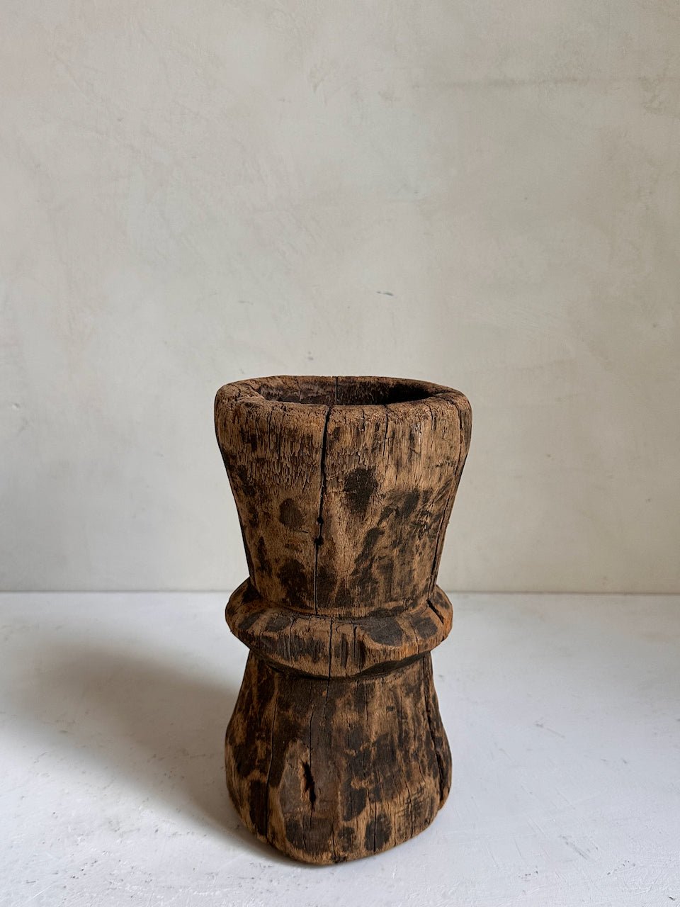 The Corner - Wooden mortar N° 12 - Decoration