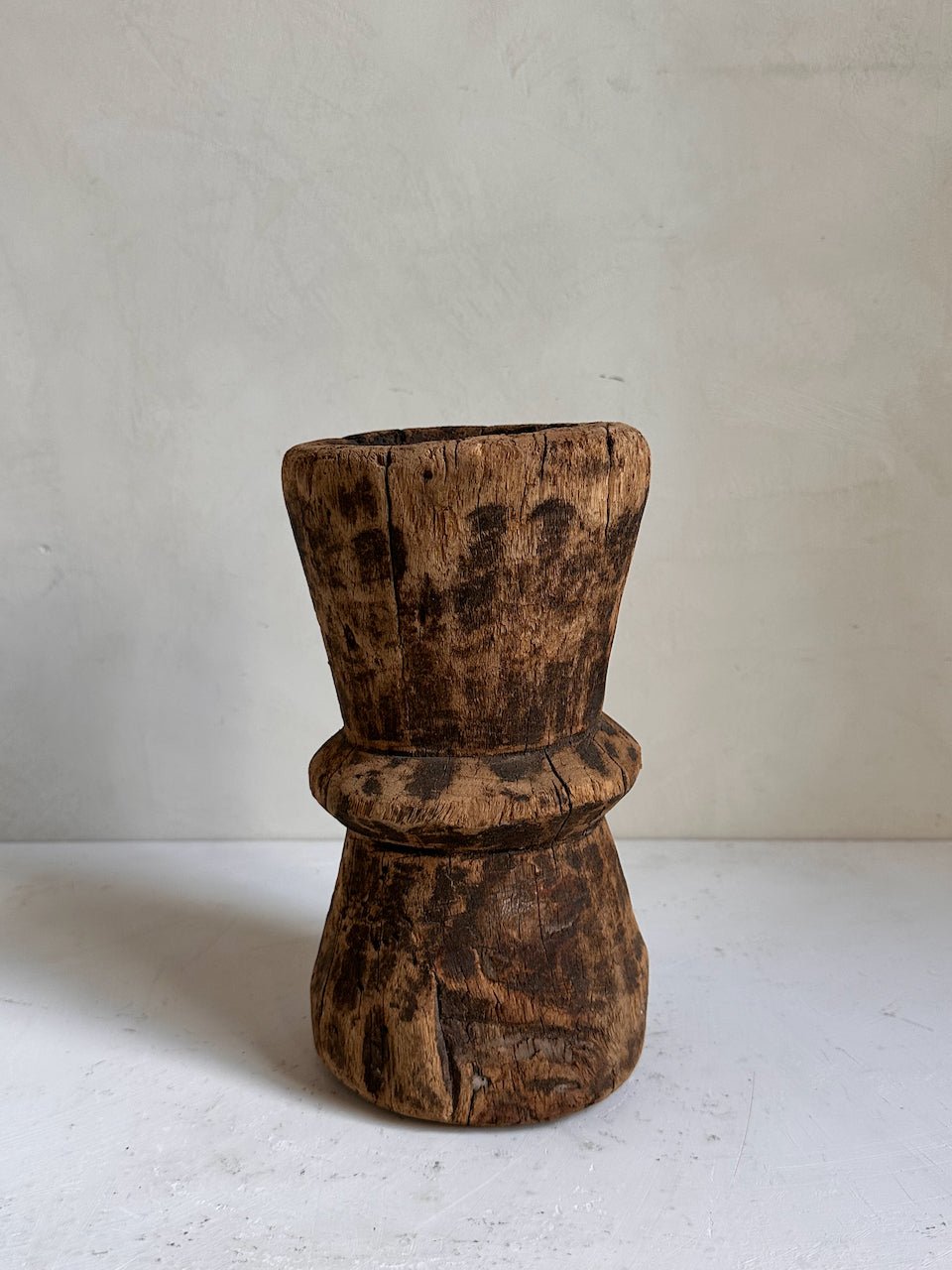 The Corner - Wooden mortar N° 12 - Decoration