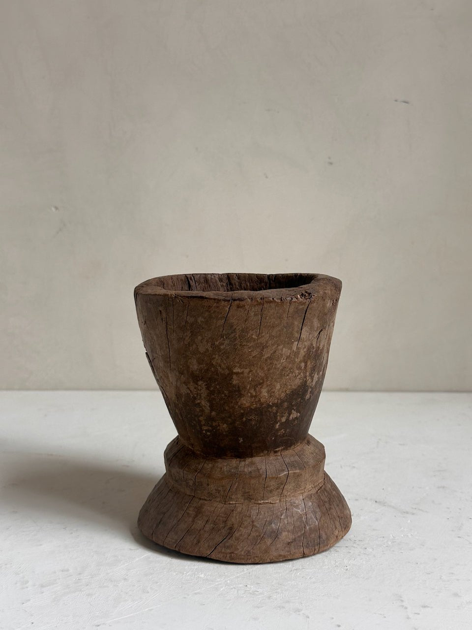 The Corner - Wooden mortar N° 13 - Decoration