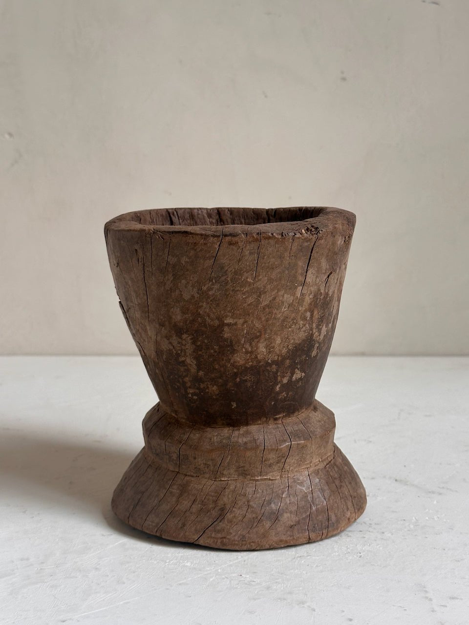 The Corner - Wooden mortar N° 13 - Decoration