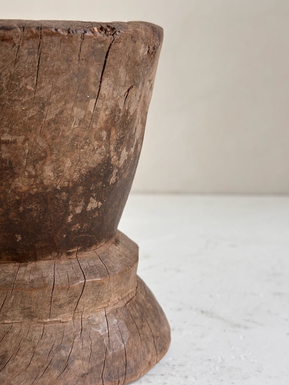 The Corner - Wooden mortar N° 13 - Decoration