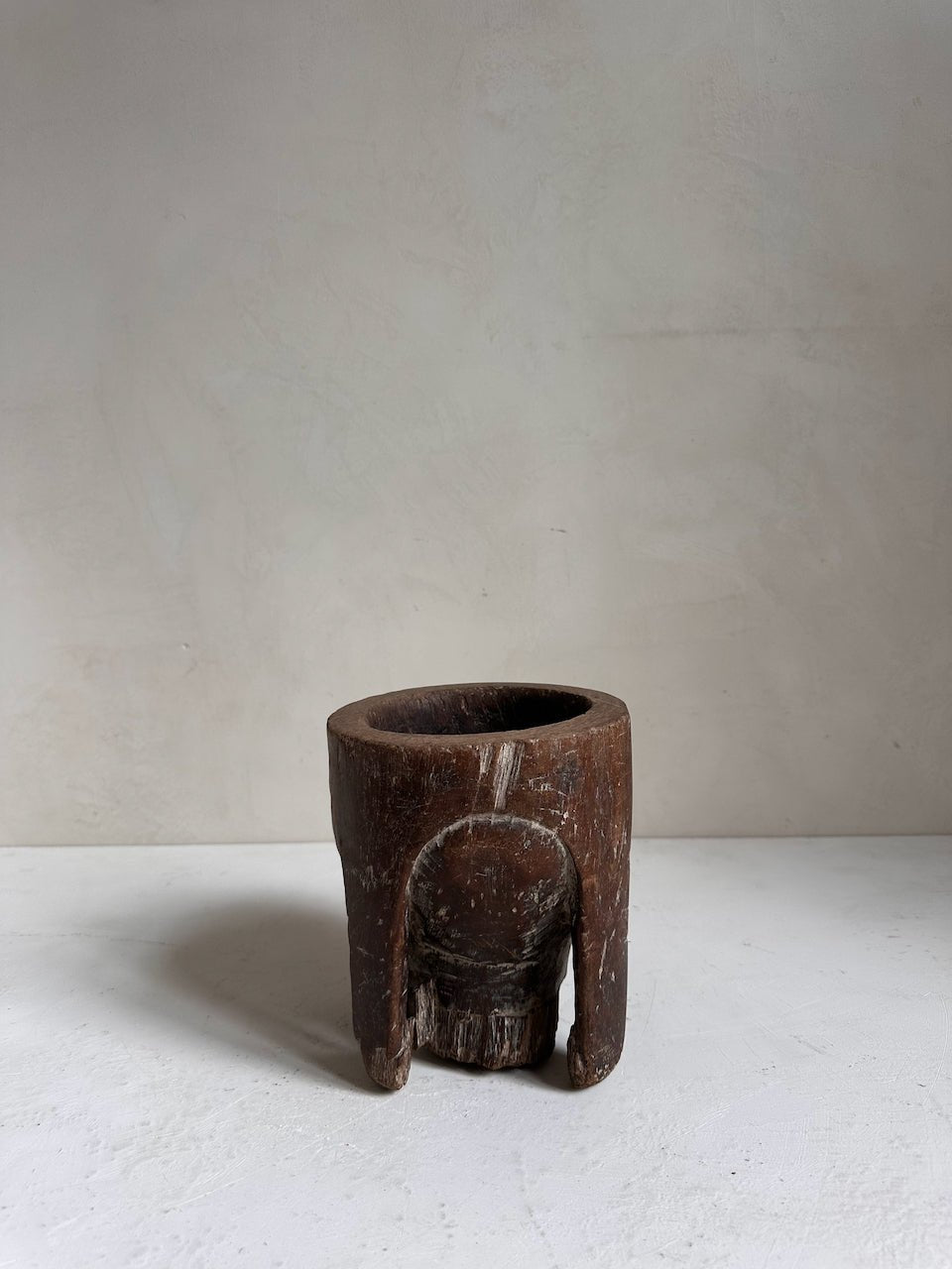 The Corner - Wooden mortar N° 14 - Decoration