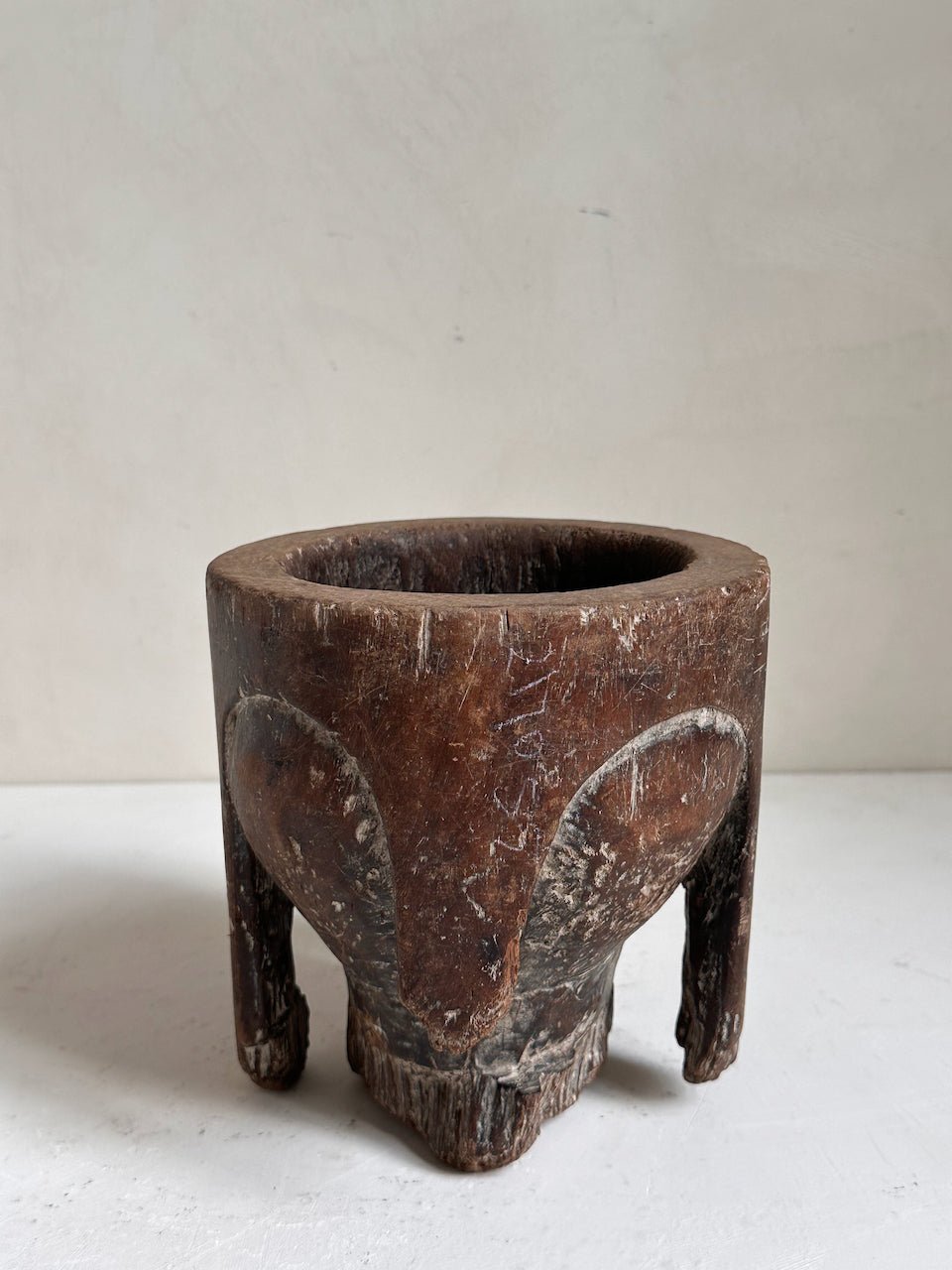 The Corner - Wooden mortar N° 14 - Decoration