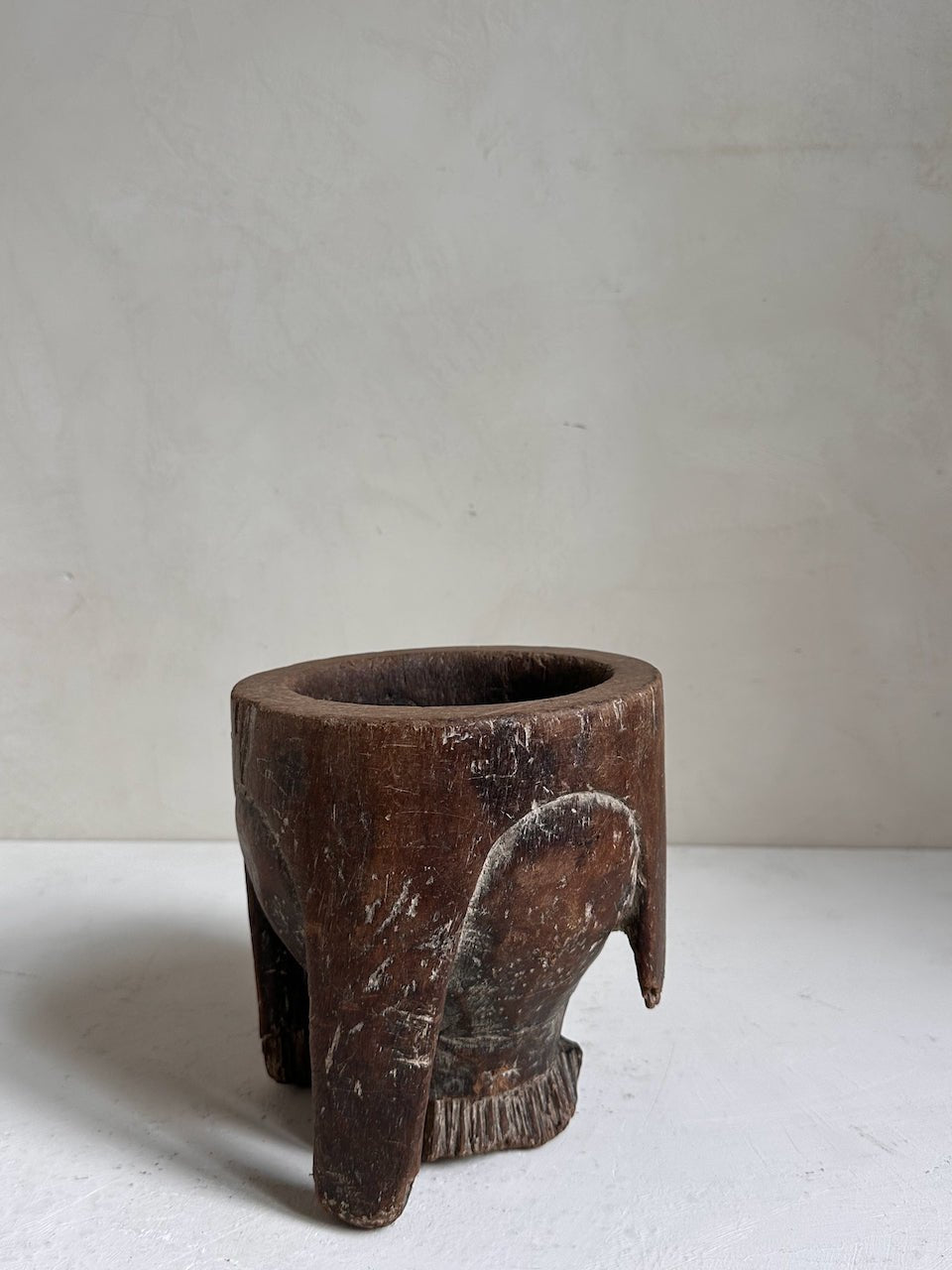 The Corner - Wooden mortar N° 14 - Decoration