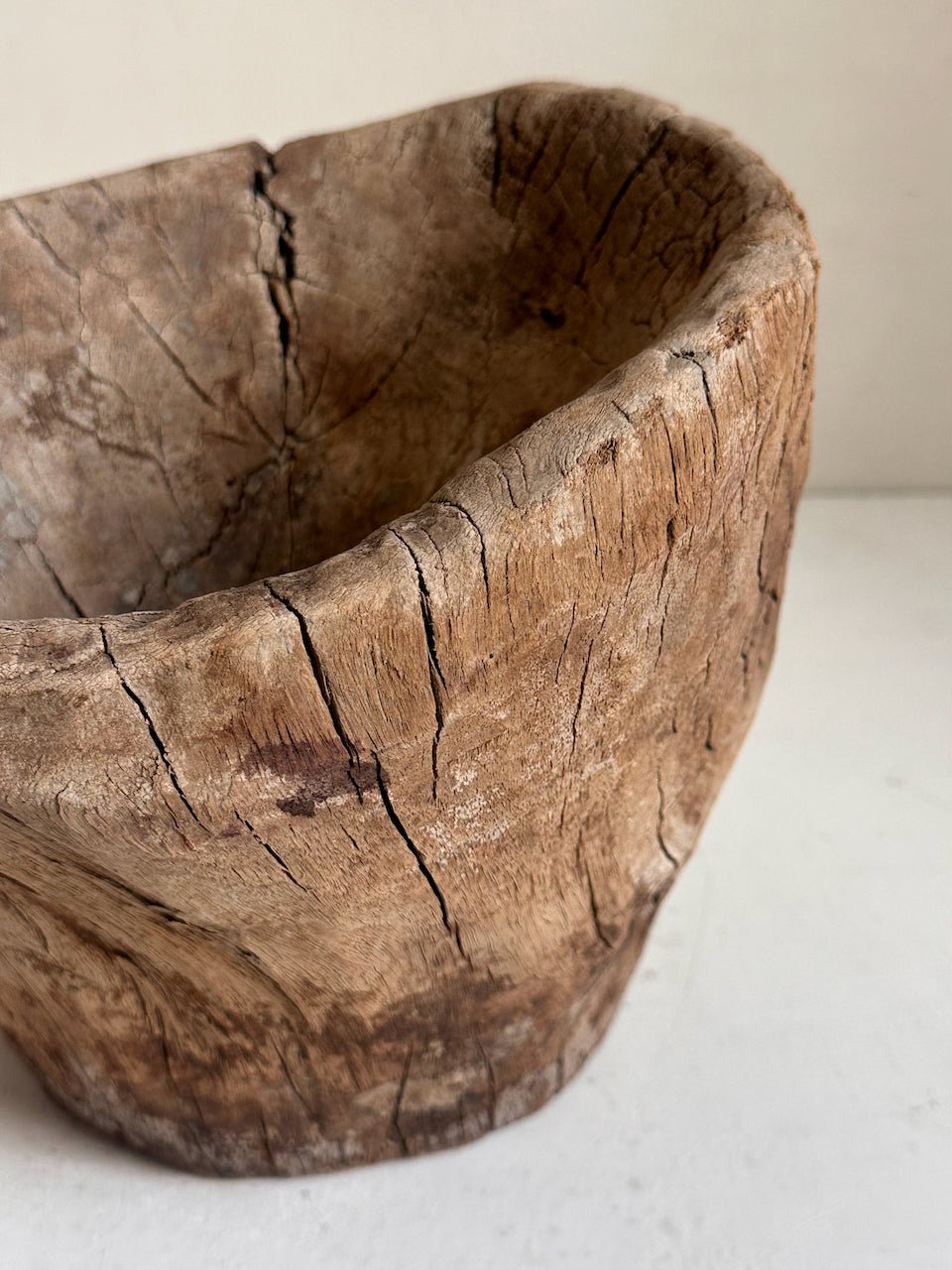 The Corner - Wooden mortar N° 15 - Decoration