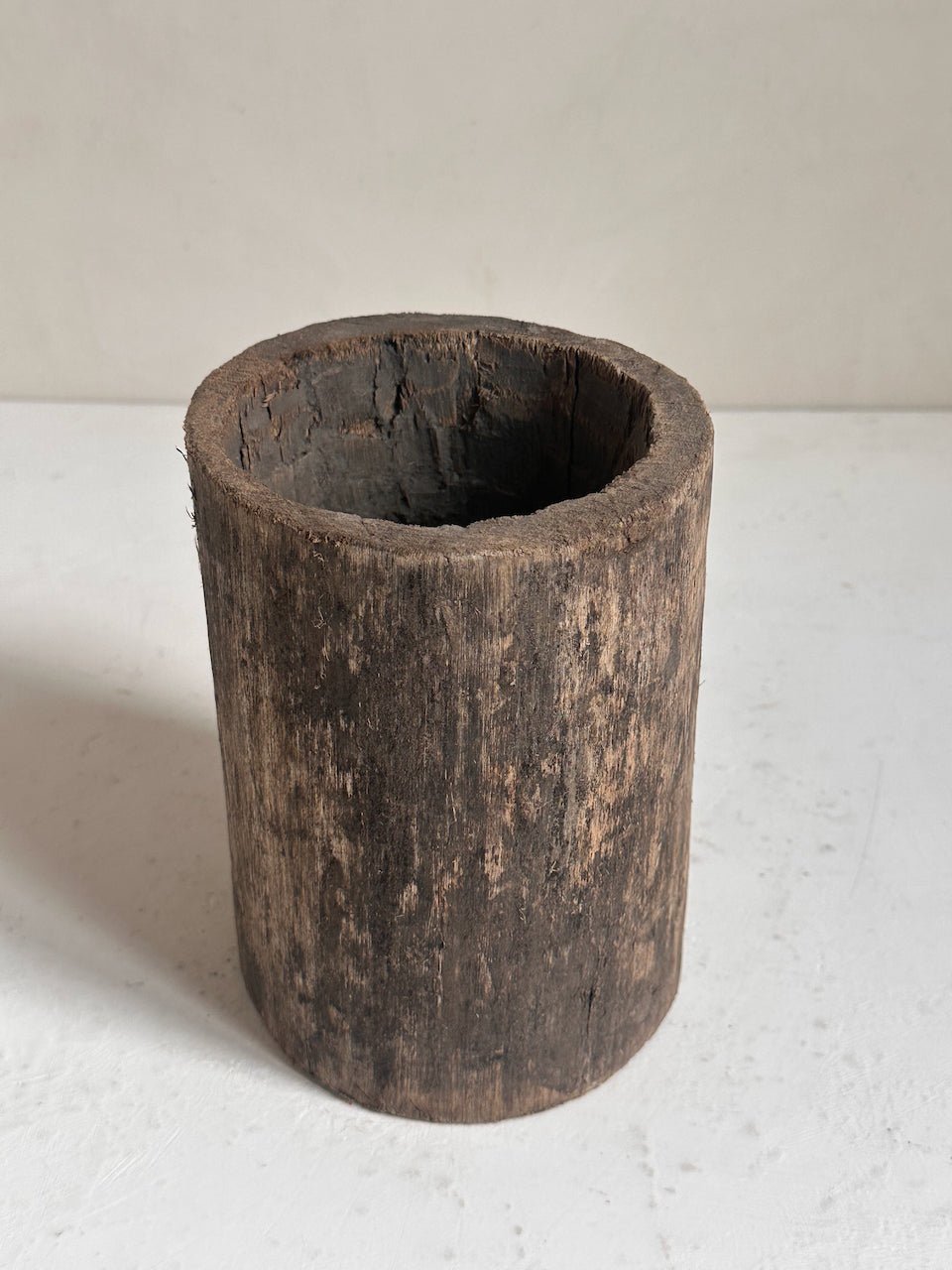 The Corner - Wooden mortar N° 17 - Decoration