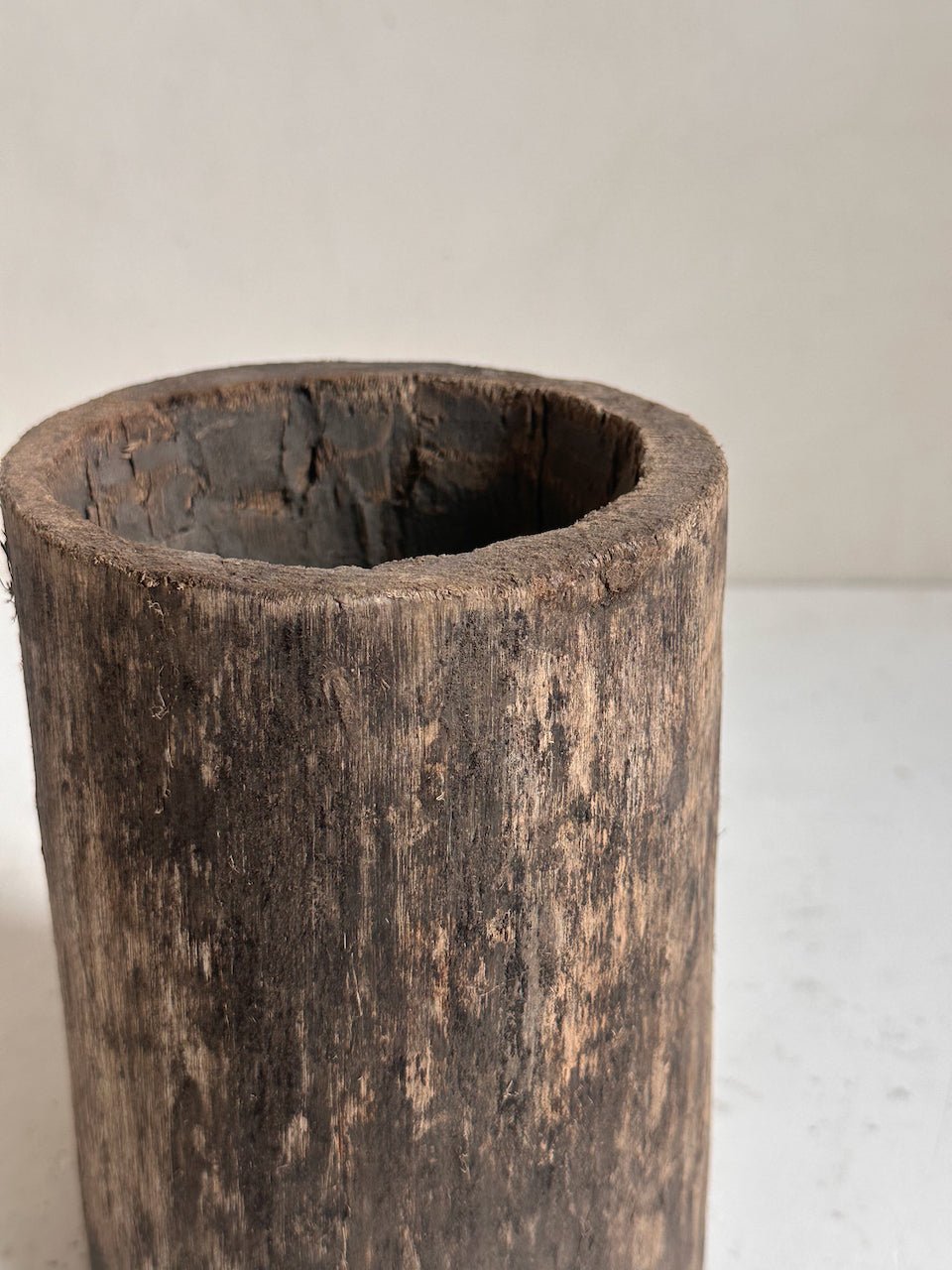 The Corner - Wooden mortar N° 17 - Decoration