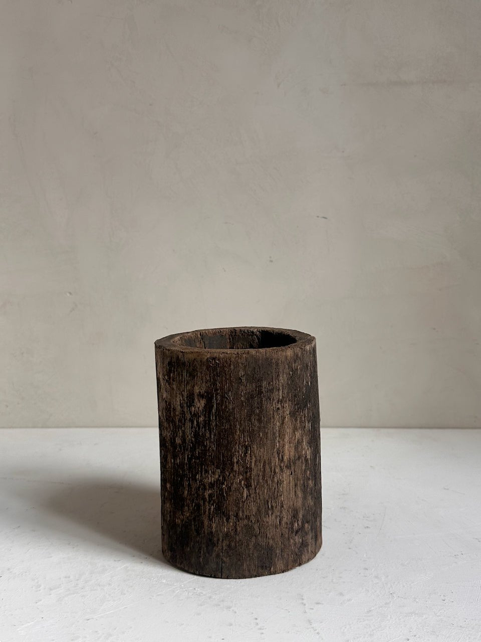 The Corner - Wooden mortar N° 17 - Decoration