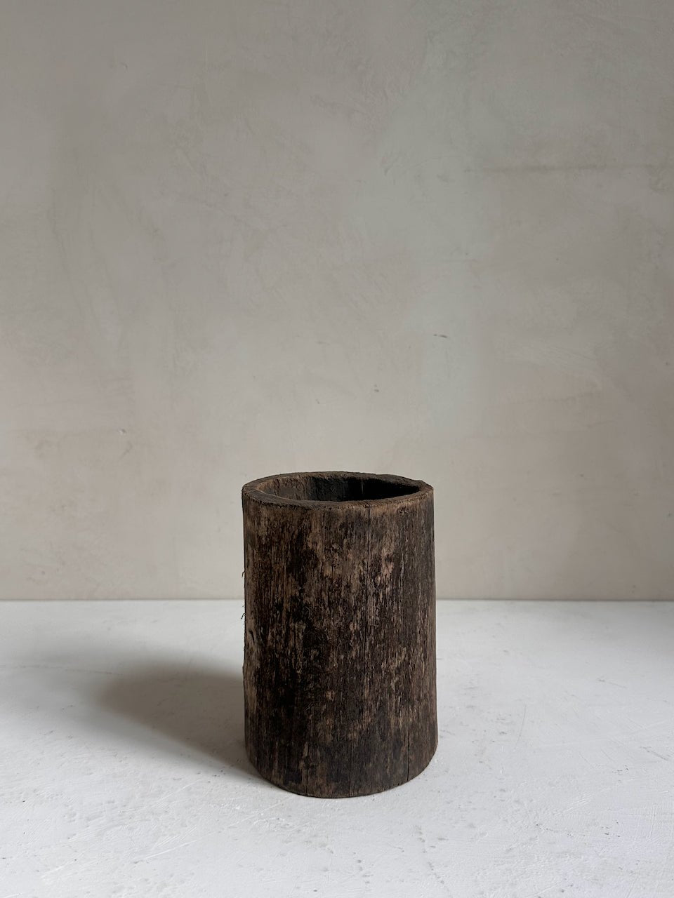 The Corner - Wooden mortar N° 17 - Decoration