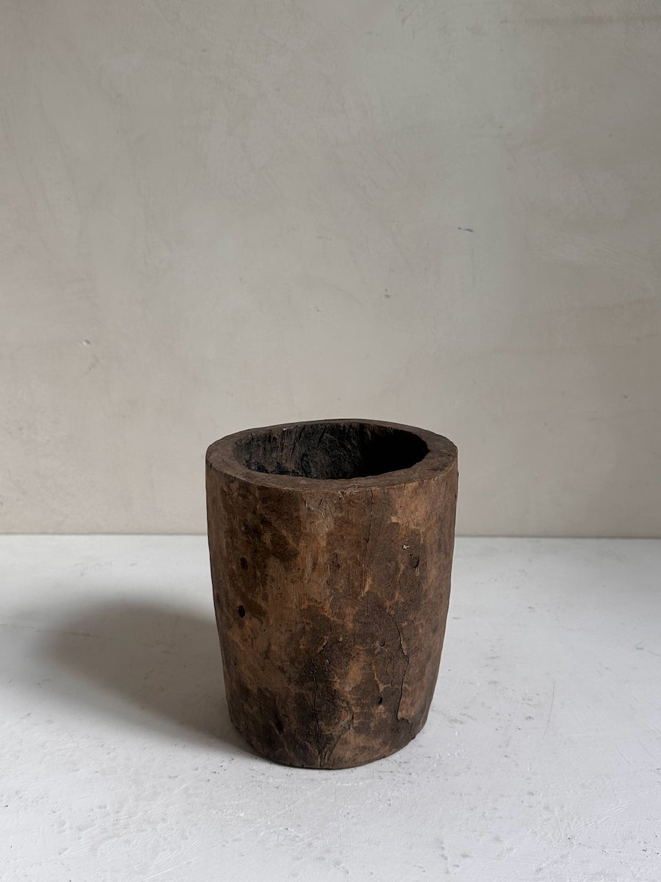 The Corner - Wooden mortar N° 18 - Decoration