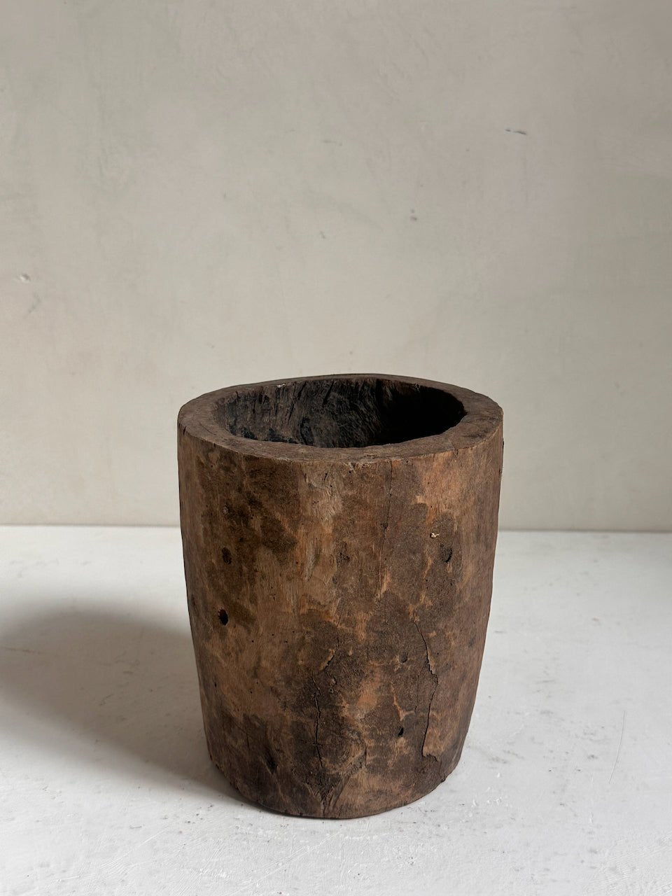 The Corner - Wooden mortar N° 18 - Decoration