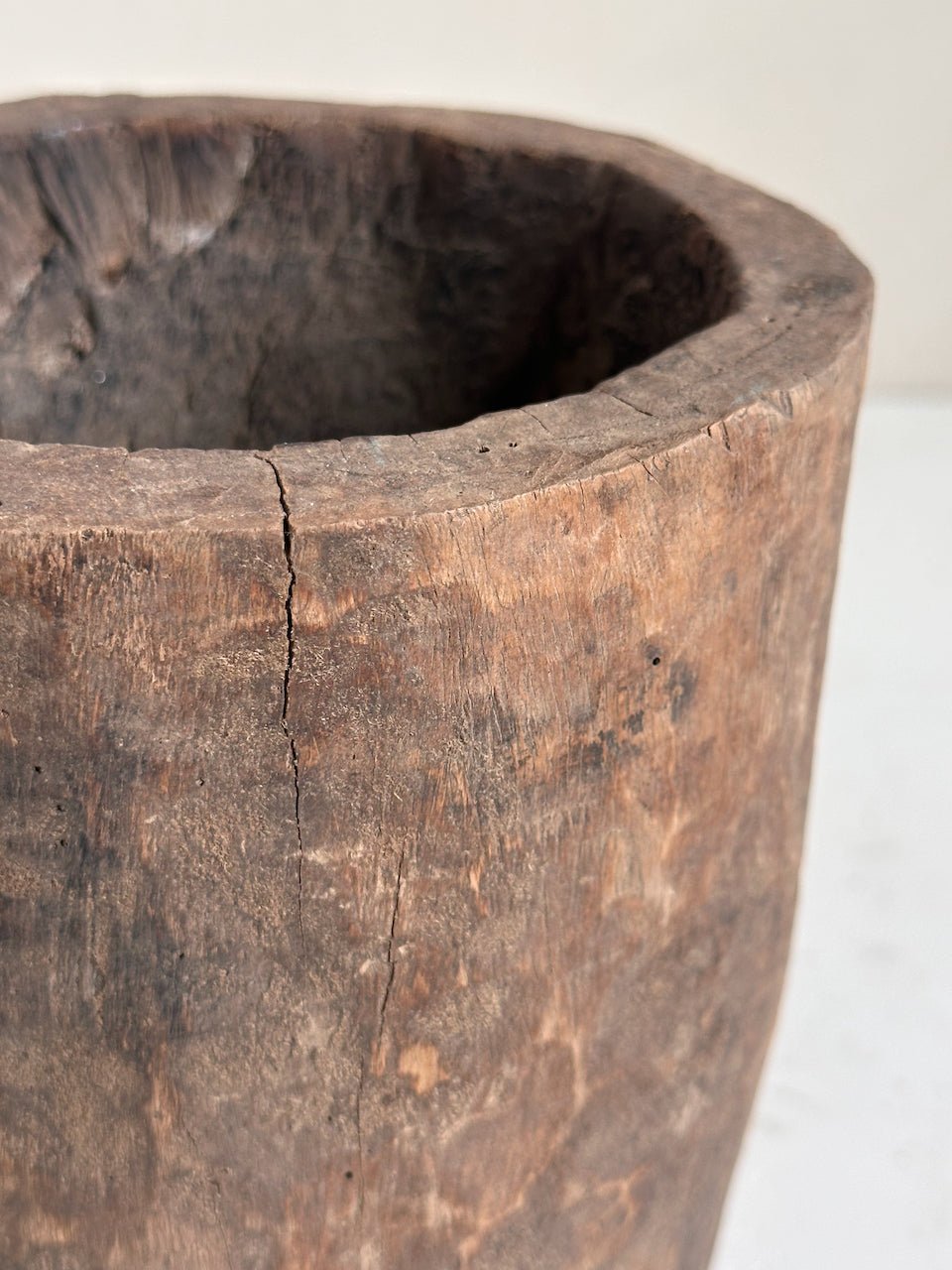 The Corner - Wooden mortar N° 18 - Decoration