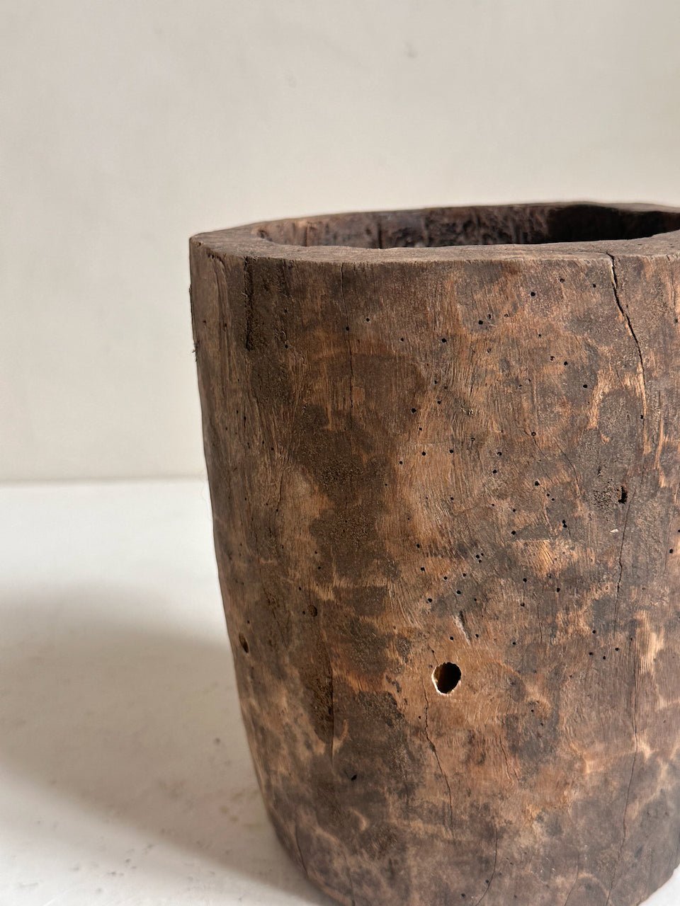 The Corner - Wooden mortar N° 18 - Decoration