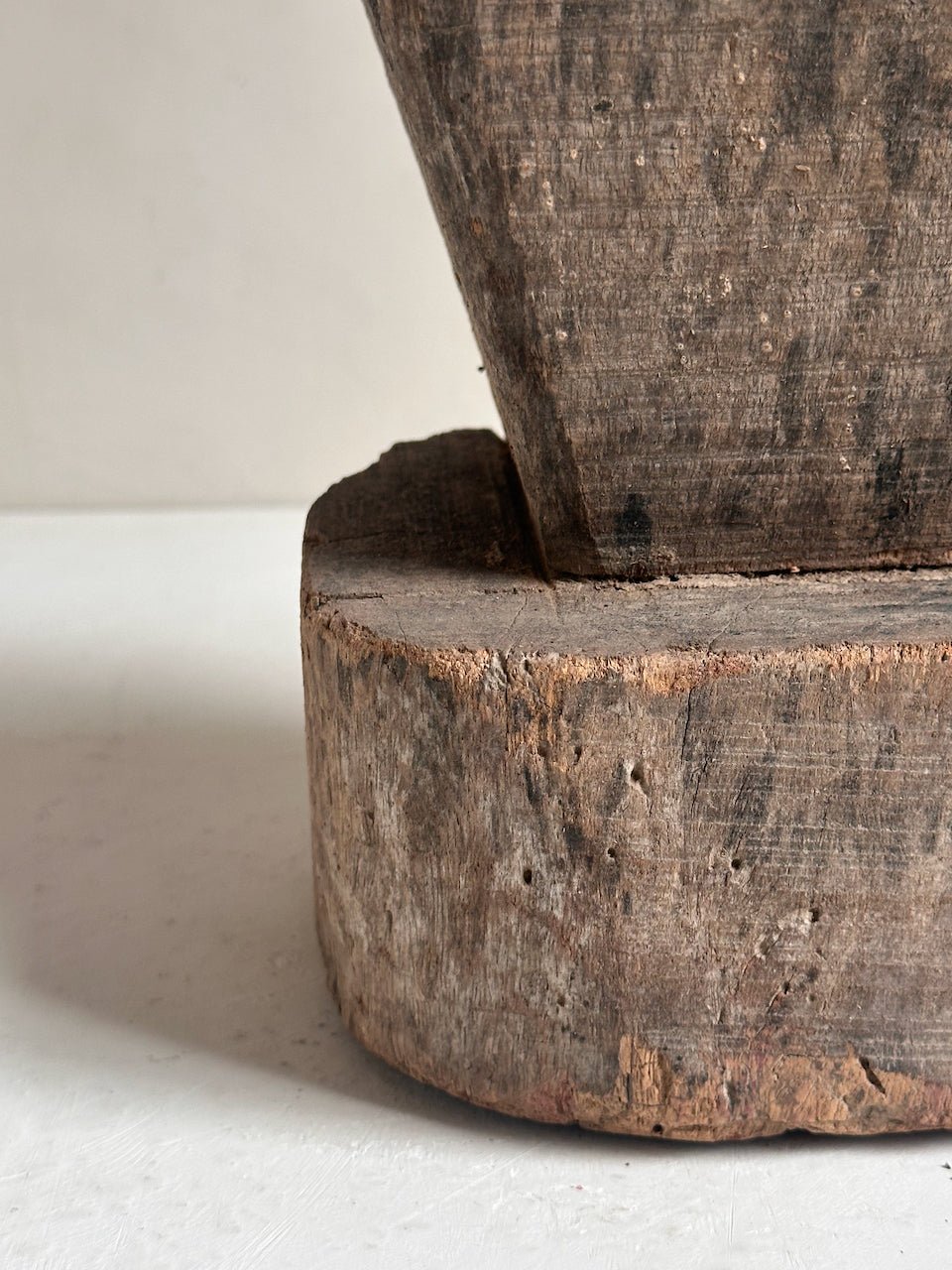 The Corner - Wooden mortar N° 19 - Decoration