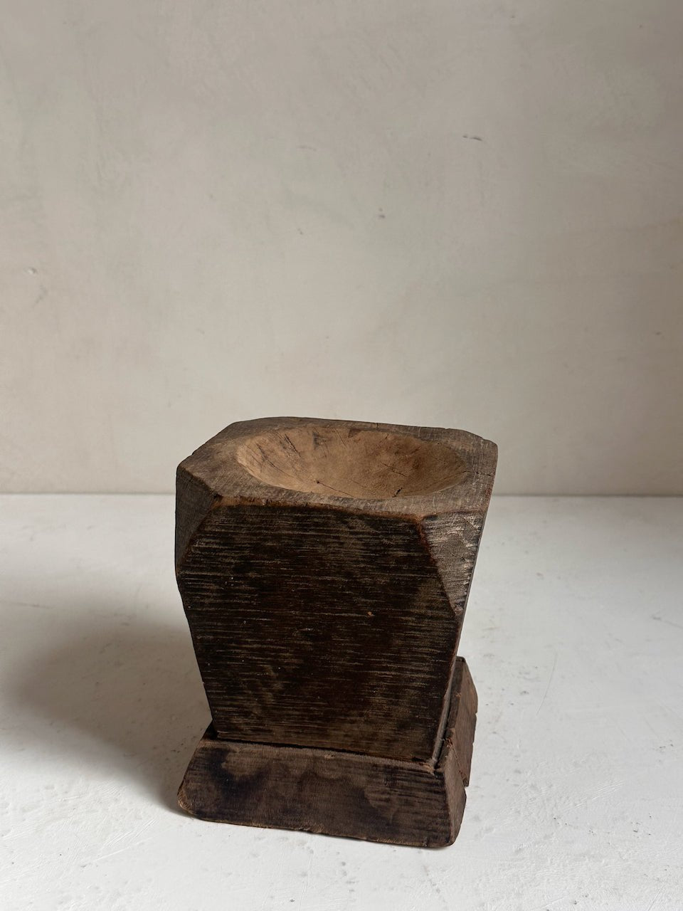 The Corner - Wooden mortar N° 20 - Decoration