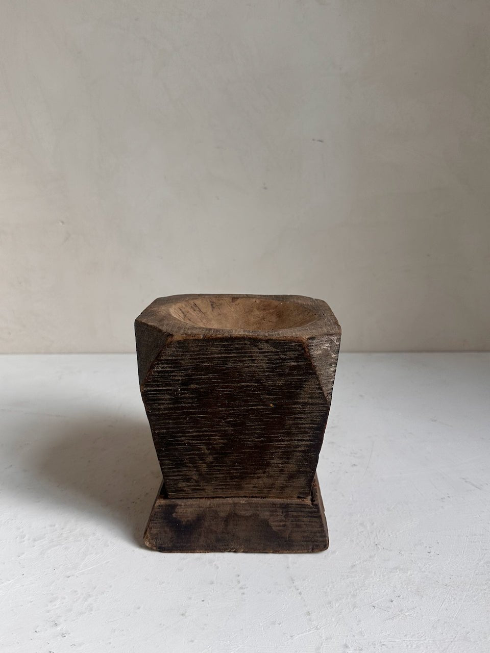 The Corner - Wooden mortar N° 20 - Decoration