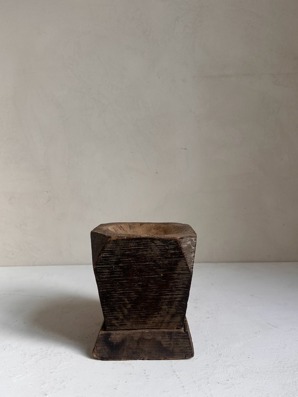 The Corner - Wooden mortar N° 20 - Decoration