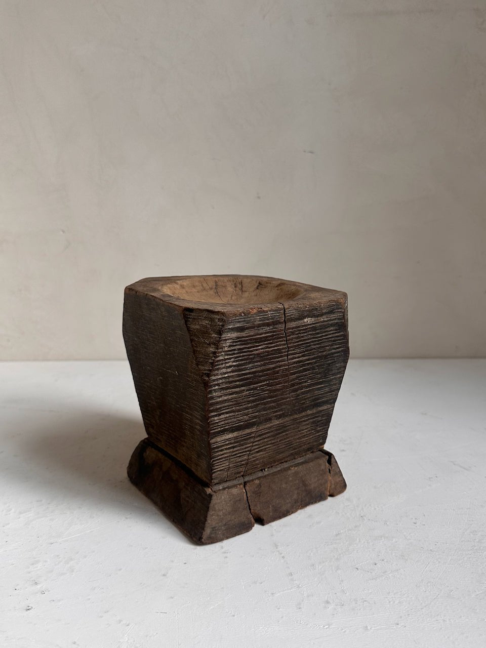 The Corner - Wooden mortar N° 20 - Decoration