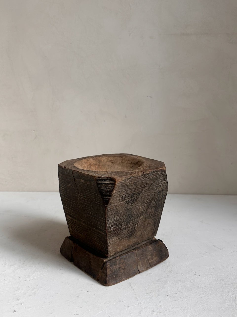 The Corner - Wooden mortar N° 20 - Decoration