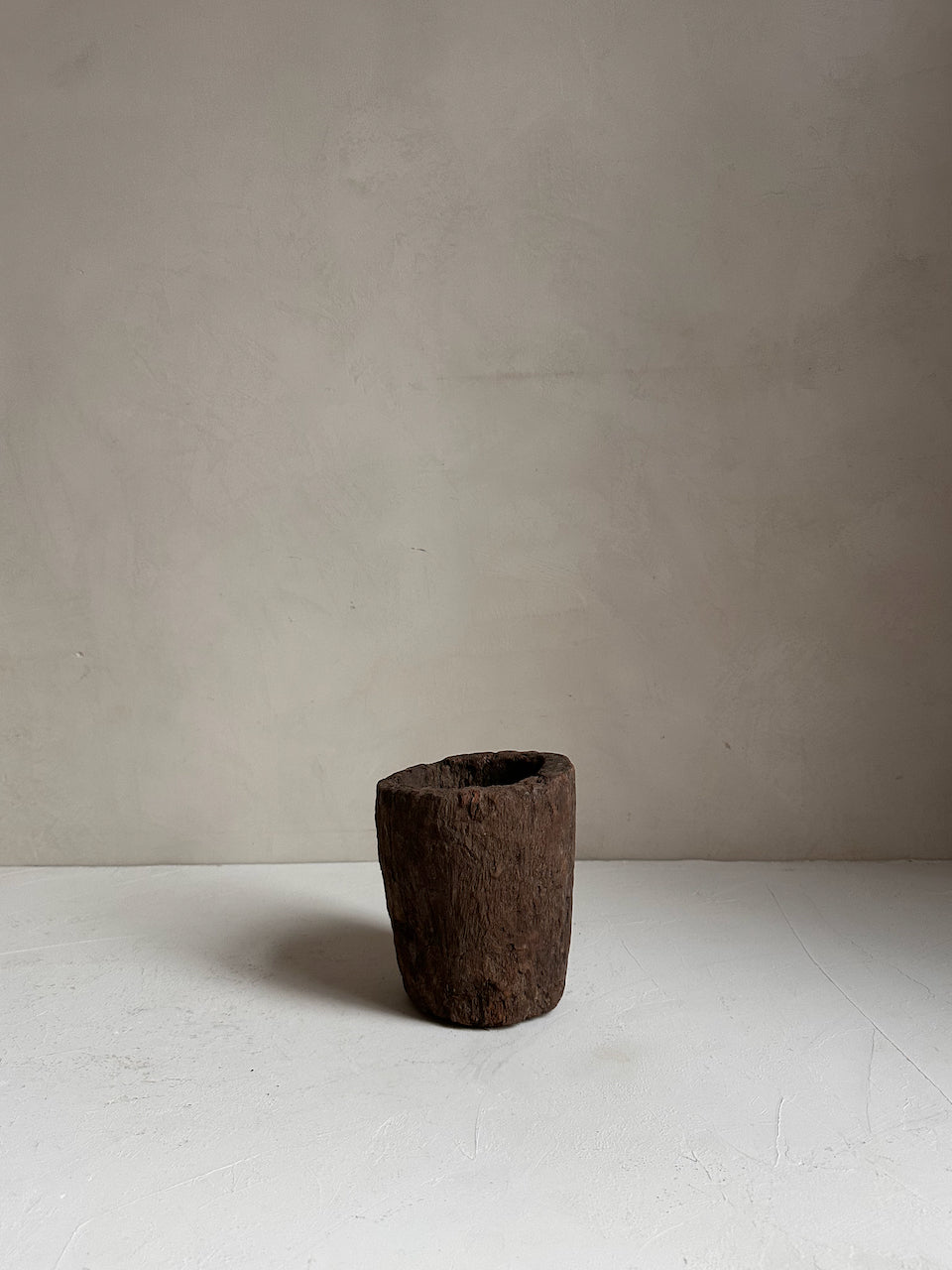 The Corner - Wooden mortar N° 21 - Decoration