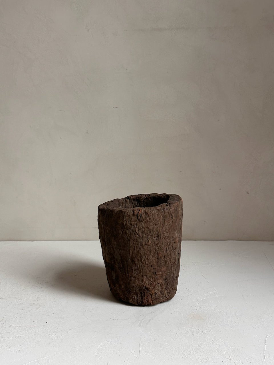 The Corner - Wooden mortar N° 21 - Decoration