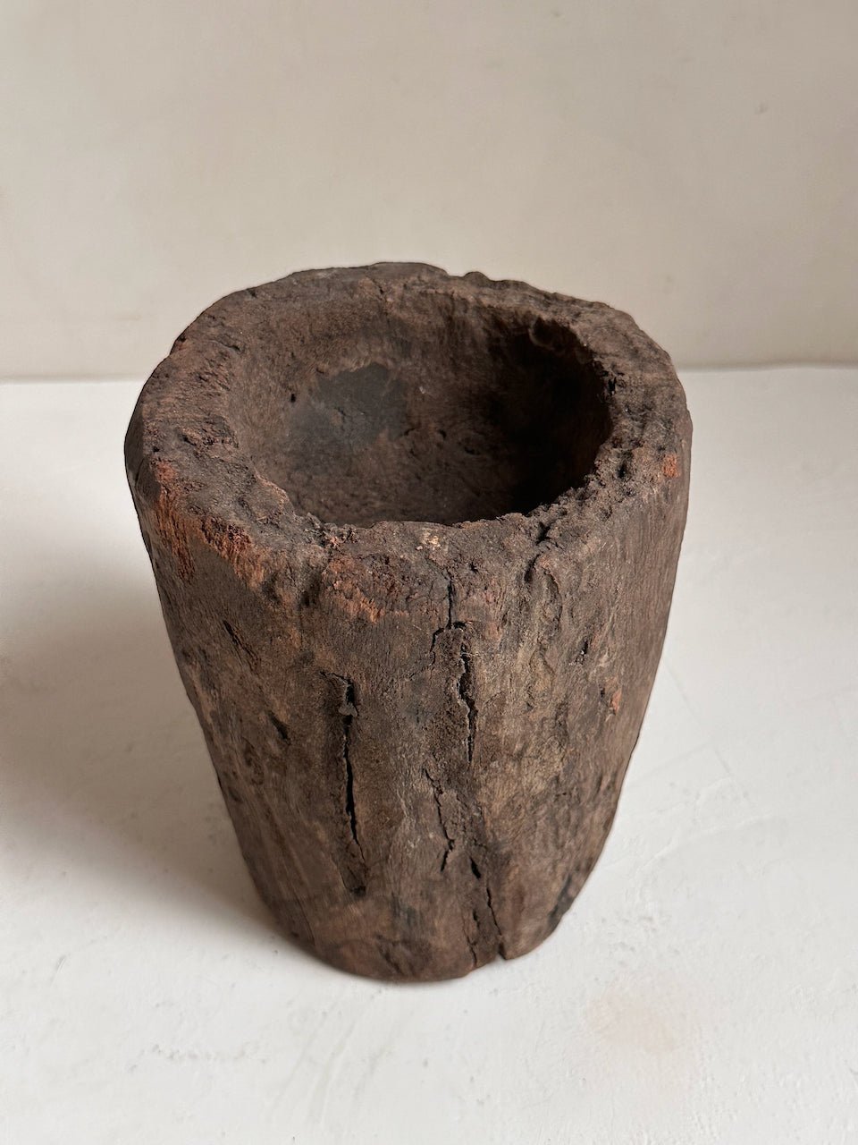 The Corner - Wooden mortar N° 21 - Decoration