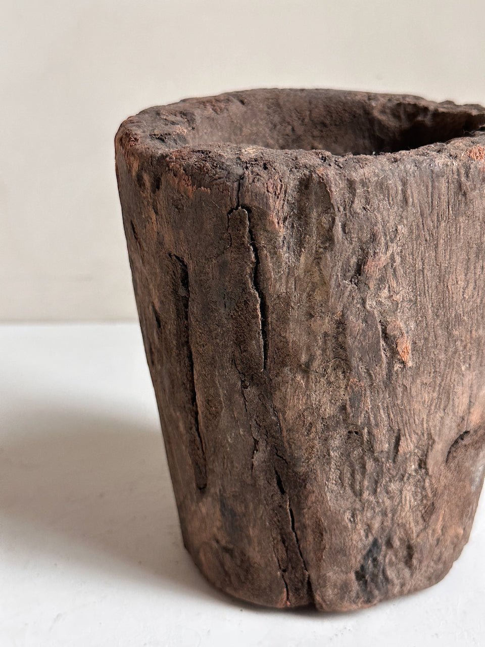 The Corner - Wooden mortar N° 21 - Decoration