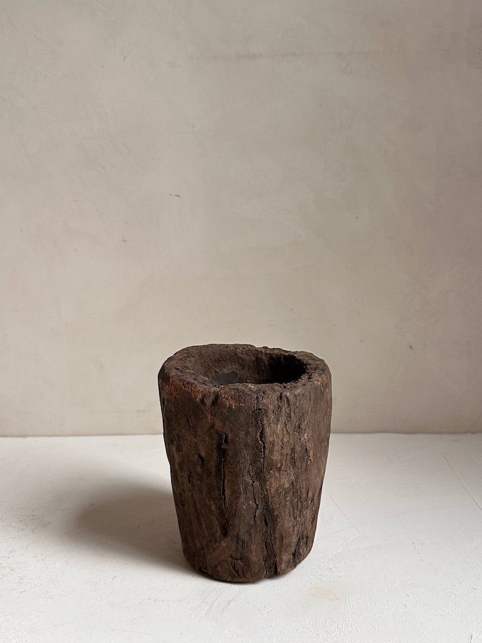 The Corner - Wooden mortar N° 21 - Decoration