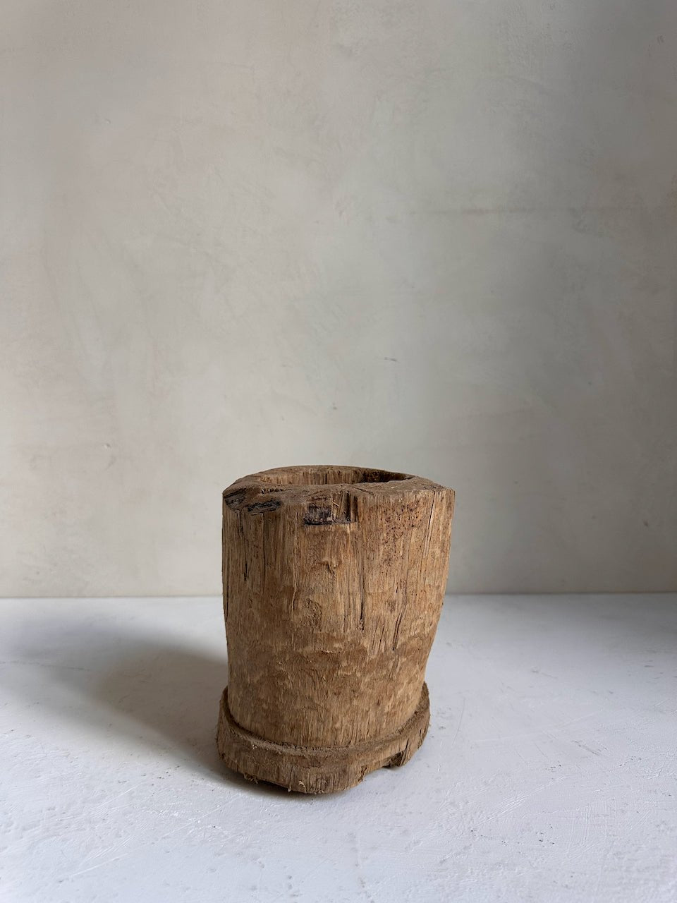 The Corner - Wooden mortar N° 9 - Decoration