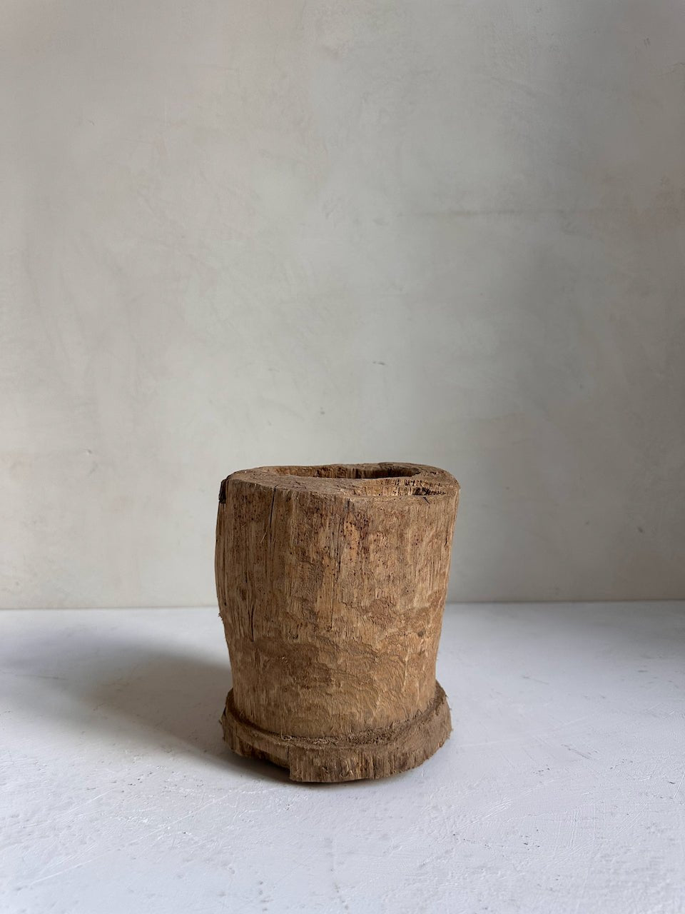 The Corner - Wooden mortar N° 9 - Decoration