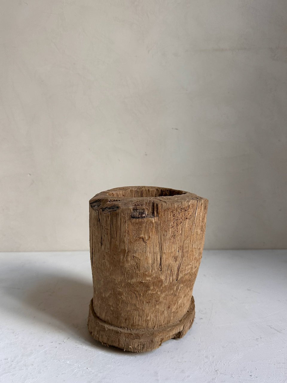 The Corner - Wooden mortar N° 9 - Decoration