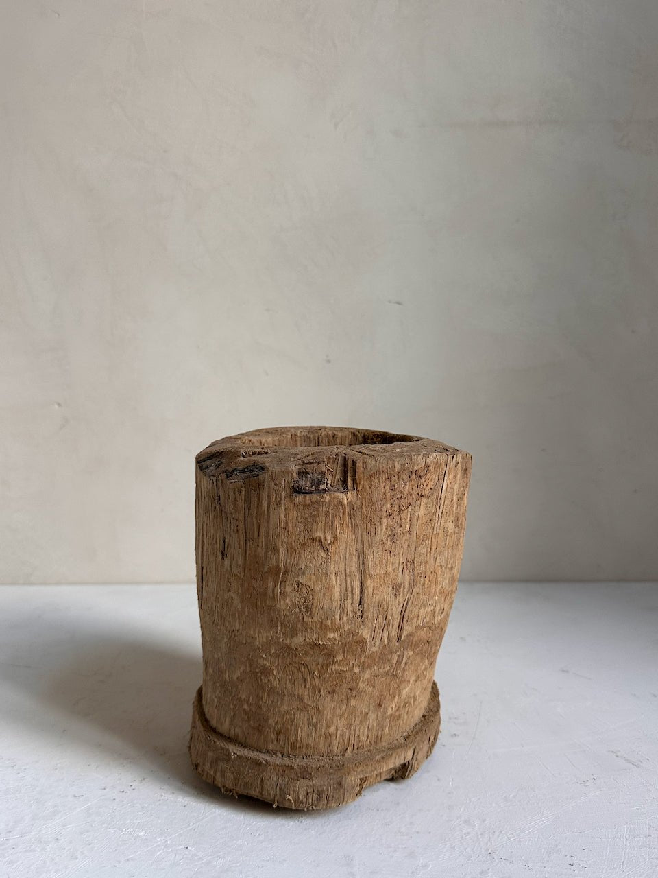The Corner - Wooden mortar N° 9 - Decoration